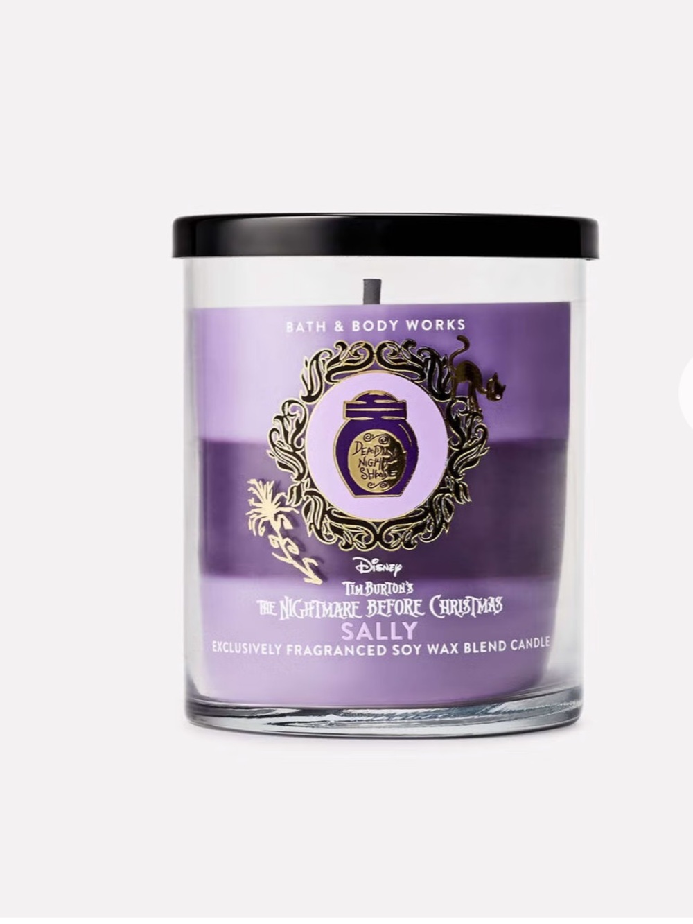 “New” Bath & Body Works Purple 'Sally' The Nightmare Before Christmas Candle